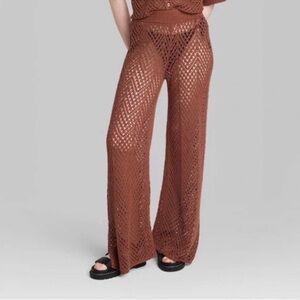 Tan Wide Leg Jumpsuit with High-Waisted Elegance